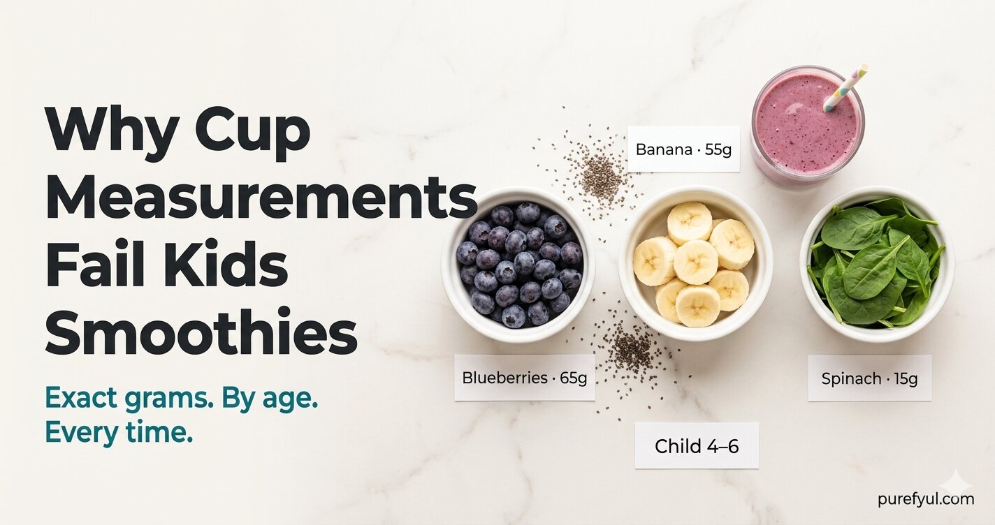 Why Most "Kid-Friendly Smoothie" Recipes Get Portions Wrong — And What to Do Instead
