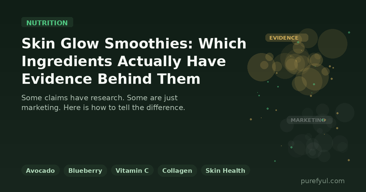Skin Glow Smoothies: Which Ingredients Actually Have Evidence Behind Them